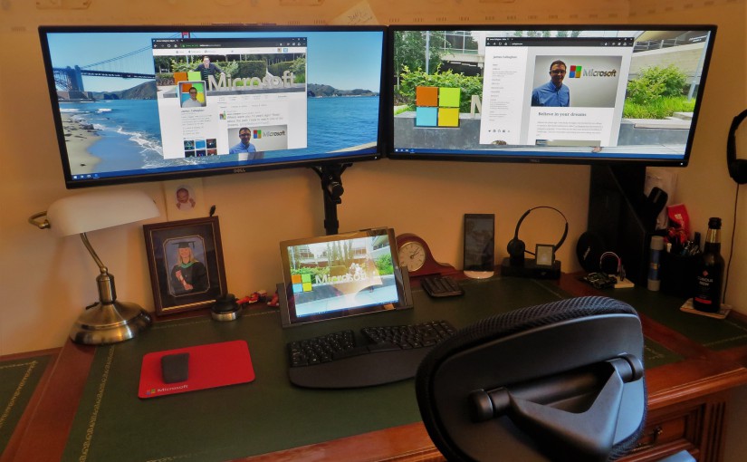 How to daisy chain multiple monitors on a Surface Pro 3 running Windows 10