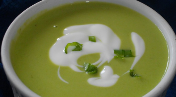 Green Pea Chowder or Green Pea Soup to some