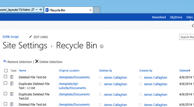 Working with SharePoint’s Second Stage Recycle Bin in PowerShell